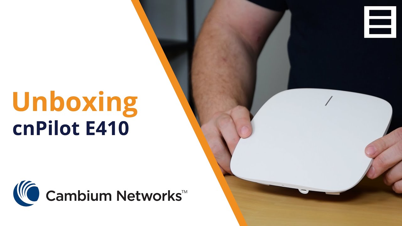 Unboxing the E600 802.11ac wave 2 AP - Enterprise Wi-Fi Networks - Cambium  Community