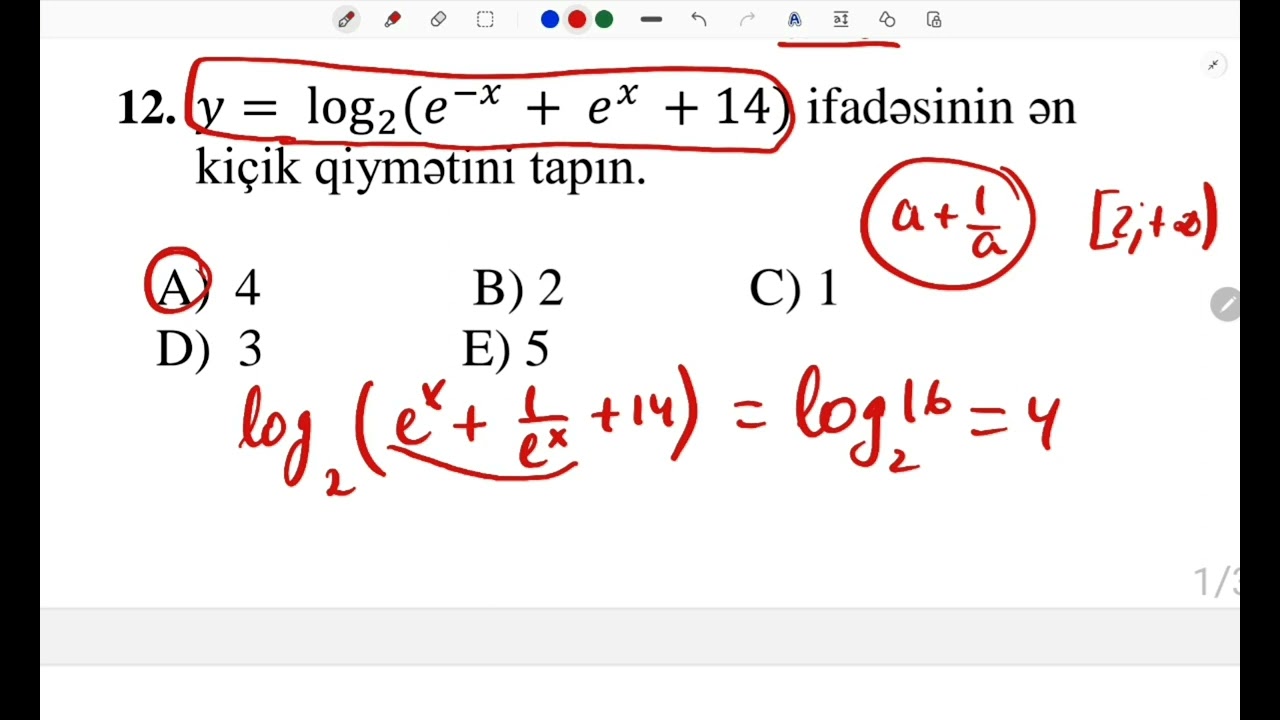 11 ci sinif buraxılış Sınaq 2
