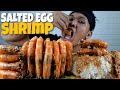 SALTED EGG SHRIMP | COOKING MUKBANG ASMR