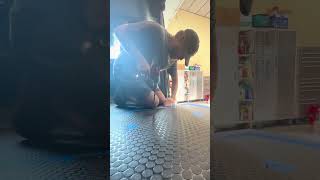 #shorts - Custom Seat Install Ford Transit Campervan Build #vanlife #campervan #fordtransitcustom