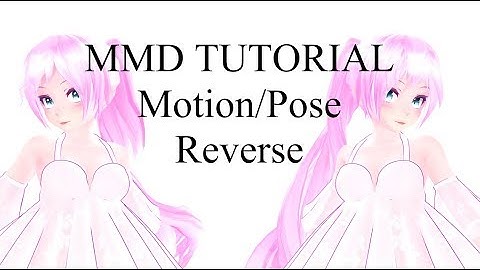 【MMD TUTORIAL】Mirror/Reverse Motion Data and Pose Data