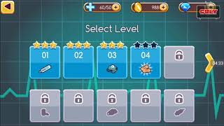 Trò chơi làm bác sĩ khám bệnh tính tiền trong bệnh viện cu lỳ chơi game lồng tiếng vui hopital dash screenshot 3