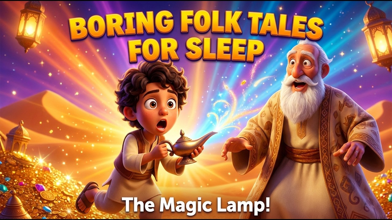 The Lamp That Never Lit | A Very Boring Folk Tale for Sleep | The Magic Lamp!