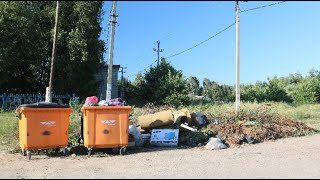 Территория возле мусорных баков   ул Шамаева Петровск