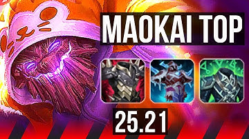 MAOKAI vs NASUS (TOP) | 41k DMG | EUW Master | 25.21