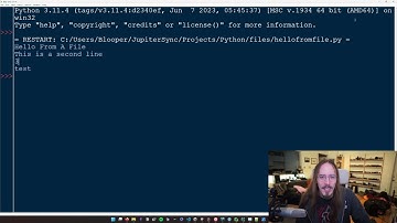 Using Files in the Python IDLE and What even are files anyway?