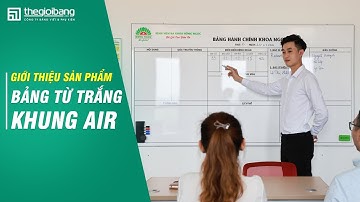 Thế Giới Bảng - Bảng từ trắng Khung Airframe - www.thegioibang.com