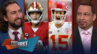 Chiefs labeled America’s Team, Rice defends Purdy \& Bosa rips KC's O-Line | NFL | FIRST THINGS FIRST