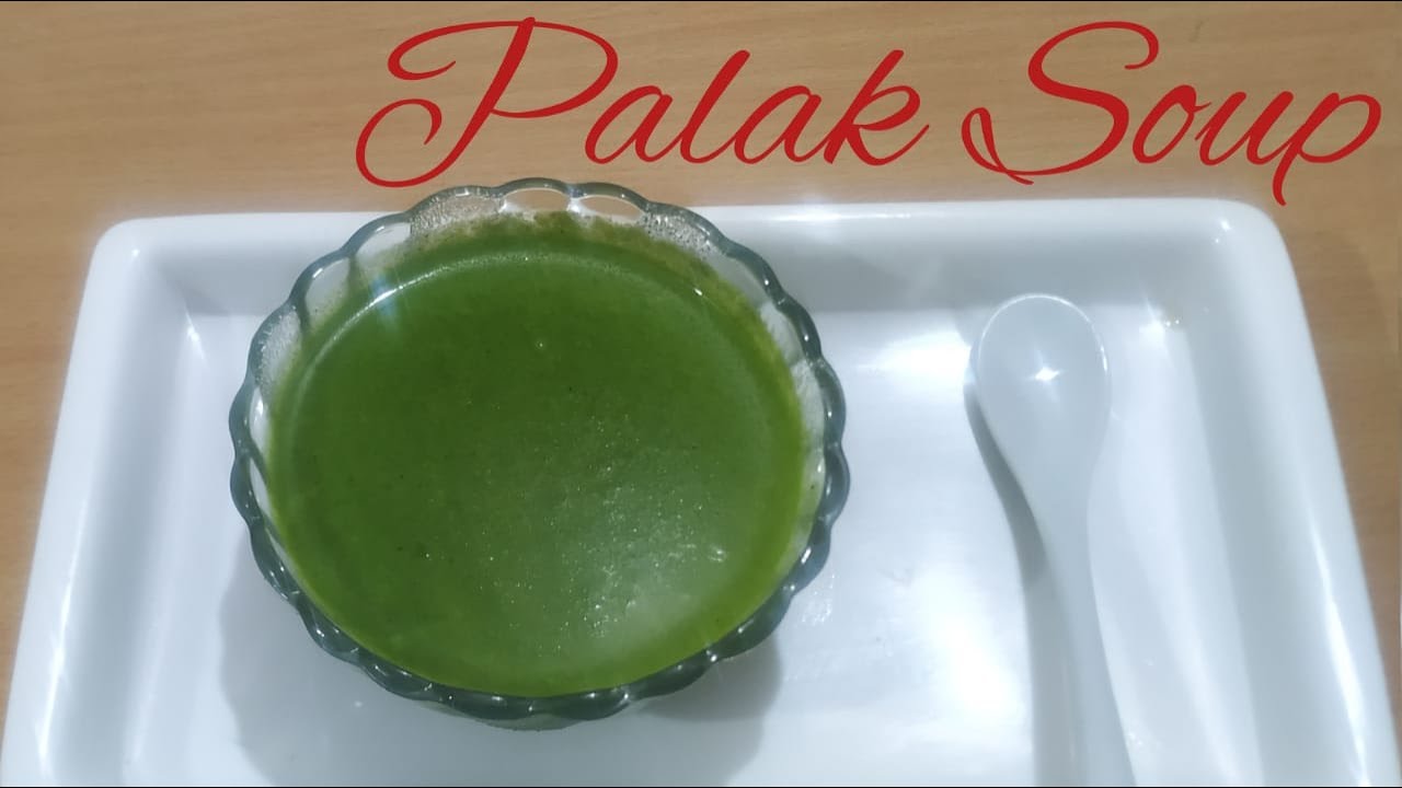 Palak Soup Recipe | Healthy Spinach Soup |  पालक का हेल्दी सूप | | Cook With Nikitas