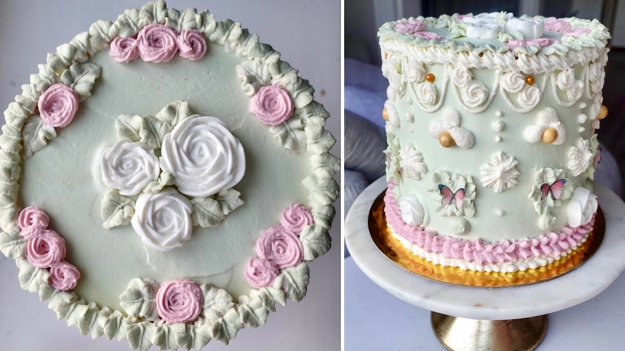 How to Decorate a Lambeth Inspired Cake with Whipped Cream Fix