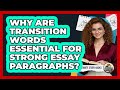 Why Are Transition Words Essential For Strong Essay Paragraphs? - Ultimate Study Hacks