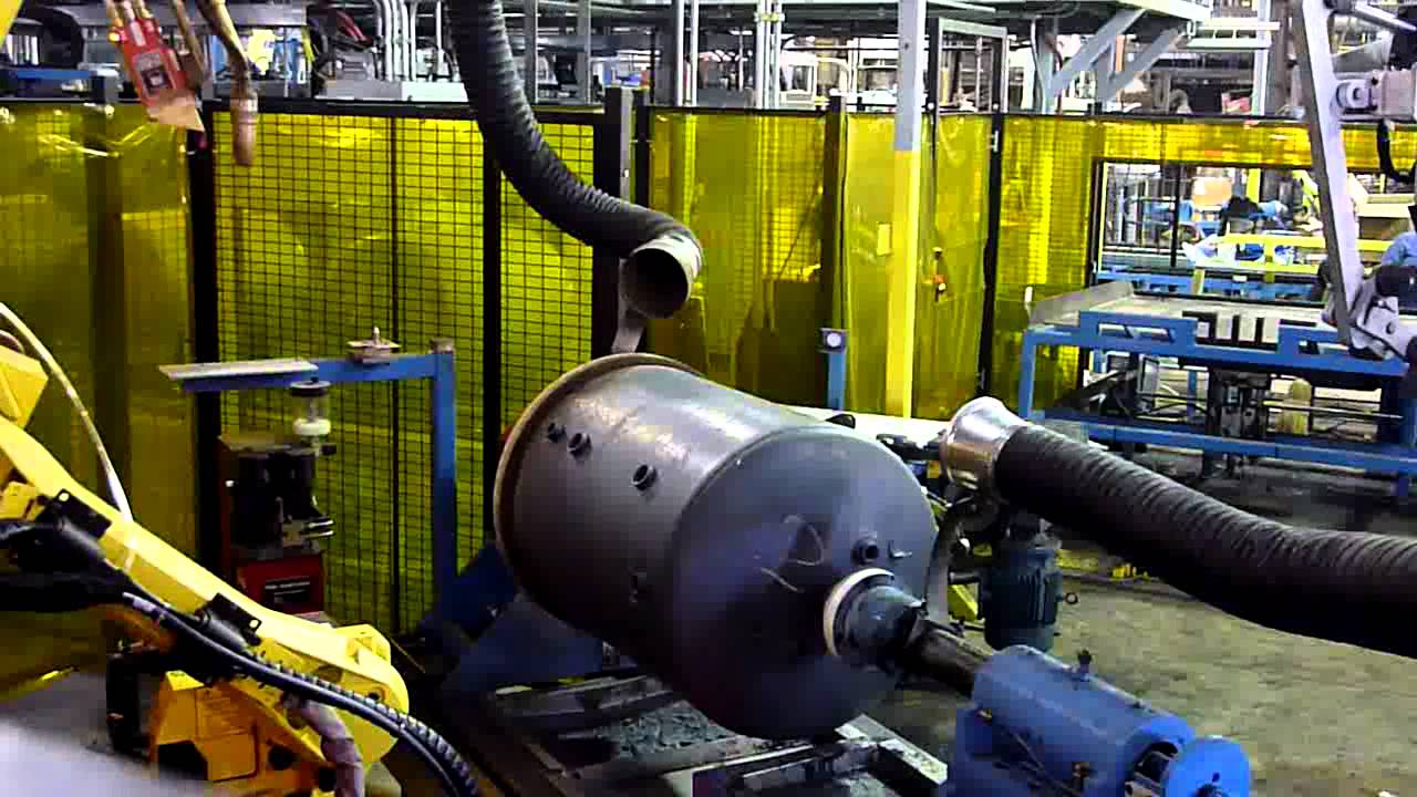 seam tracking tank welding arc mate 100ic welding robot tank welders