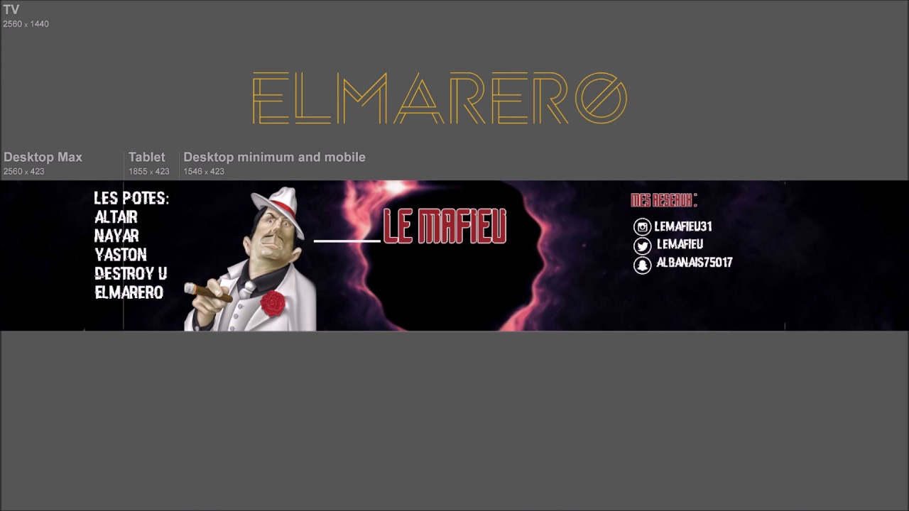 ma nouvelle banniere par elmarero youtube