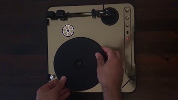 How to put the belt on your Numark PT01 Scratch the right way
