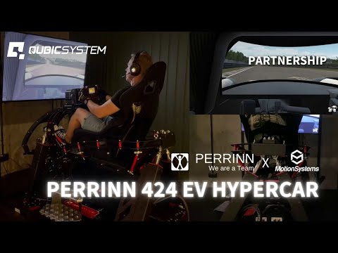PERRINN 424 Electric Hypercar & Nordschleife on the Qubic System Motion Platform