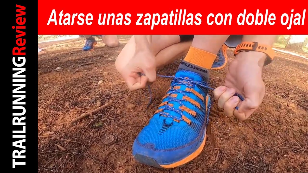 Como atarse con seguridad los cordones de unas zapatillas de trail 