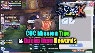 Ragnarok X Next Generation COC Mission Gacha Rewards & Tips