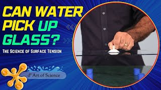 Can WATER LIFT GLASS? | Sticky Water Experiment | Surface Tension | dArtofScience