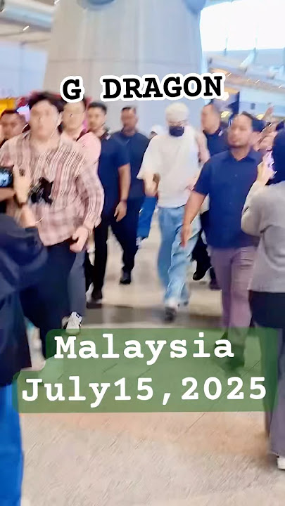 #gdragon #comeinmalaysia #klia1 #july15 #2025 #drmung