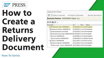 How to Create a Returns Delivery Document in SAP S/4HANA