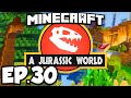 Jurassic World: Minecraft Modded Survival Ep.30 - CARNIVORE DINOSAUR EXPANSION!!! (Rexxit Modpack)