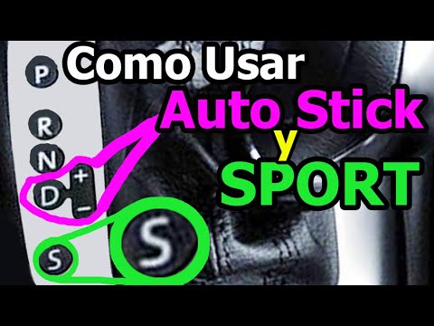 auto stick y modo S (sport o secuencial) como usar auto stick en pendientes