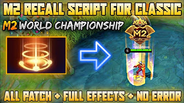M2 RECALL SCRIPT [EARLY ACCESS] FULL EFFECTS + ALL PATCH + NO ERROR