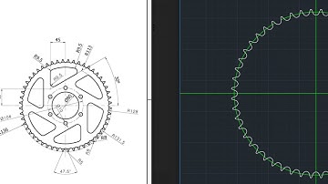 AutoCAD - Bike Sprocket