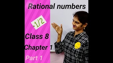 Class 8 | Chapter 1 | Rational Numbers - Part 1| CBSE | TS | AP
