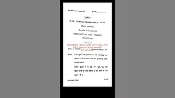 B.Ed Sp.Edu.(LD) 3rd sem, Intervention and Teaching Strategies, Chaudhary Ranbir Singh Uni.#crsujind
