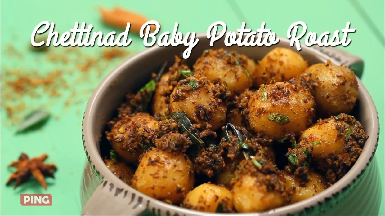 Chettinad Baby Potato Roast | How To Make Chettinad Potato Roast By Preetha | Mother