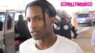 Celebrity ASAP Rocky Loses His Cool With Paparazzi When Mistaken For Travis Scott At LAX Airport 6.29.17 Net Worth