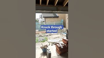 doors in and knock through to extension. #builder #diy #constructionchannel #extension