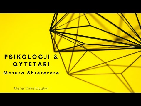 Matura Shteterore: Psikologji & Qytetari