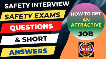 Interview Questions and Answers | How to get an attractive job | Excavation vs. Trench #safetyfirst
