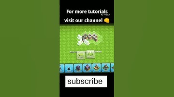 clash of clan// show case base//how to create S in coc #coc #shoarts