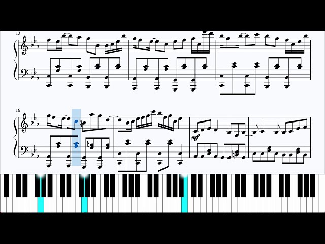 YOASOBI - Yoru ni Kakeru (夜に駆ける) | Piano Cover with Free Sheet Music class=