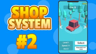 Shop/Upgrade System Part 2 | Unity Tutorial
