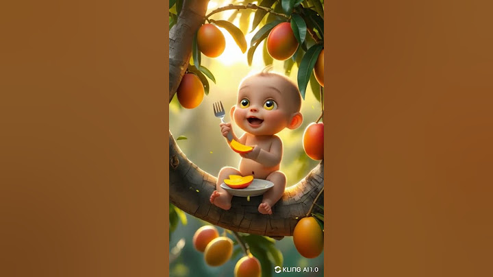 CUTE BABIES EATING MANGO #babycute