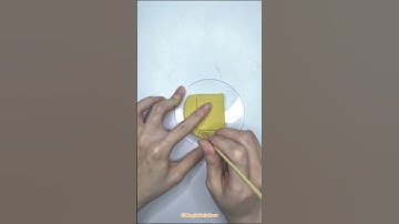 Making Squid Game Dalgona Candy Clay 🍬🦑 DIY ASMR Clay #diyclay  #squidgame   #oddlysatisfying