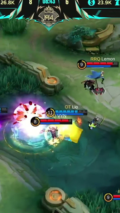 Double Kill from RRQ.Lemon 😱 #M4 #MLBBEsports #DareToBeGreat #RRQHoshi