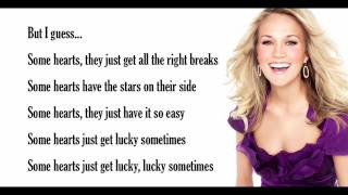 Some Hearts- Carrie Underwood (with lyrics) chords