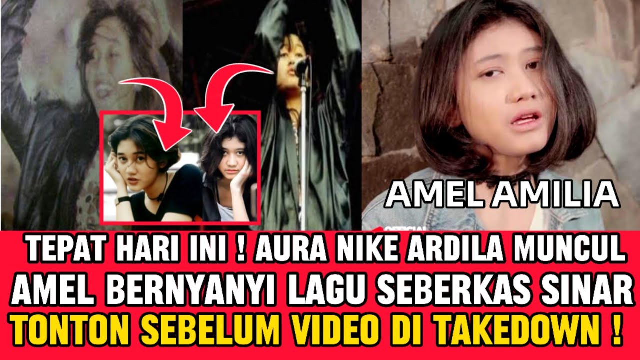 TEPAT HARI INI ! TERBARU AMEL AMILIA DRAMA MUSIKAL BERNYANYI SEBERKAS SINAR NIKE ARDILA !!