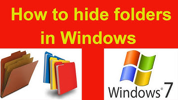How to hide folders in Windows 7, 8 and 10 |2019 update