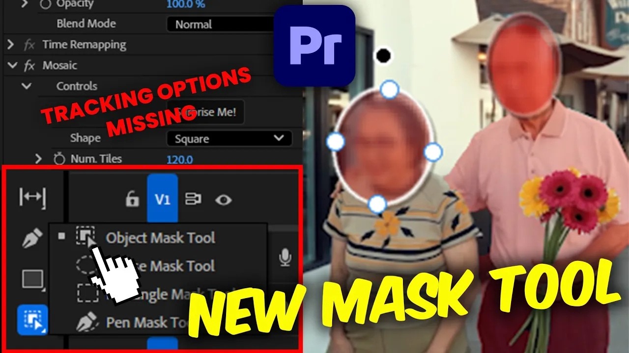 how to use mask tool in adobe premiere 2026 - new mask and tracking ...