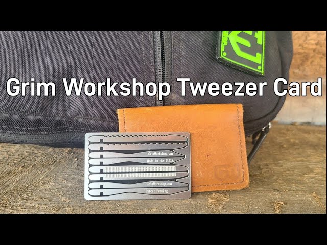 Grim Workshop Tweezer Multi Tool Card 