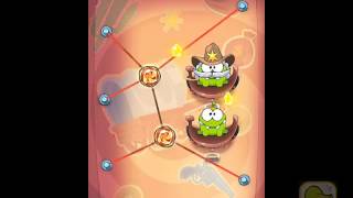 Cut the Rope Time Travel Wild West Level 8-5 3 Star Walkthrough Guide