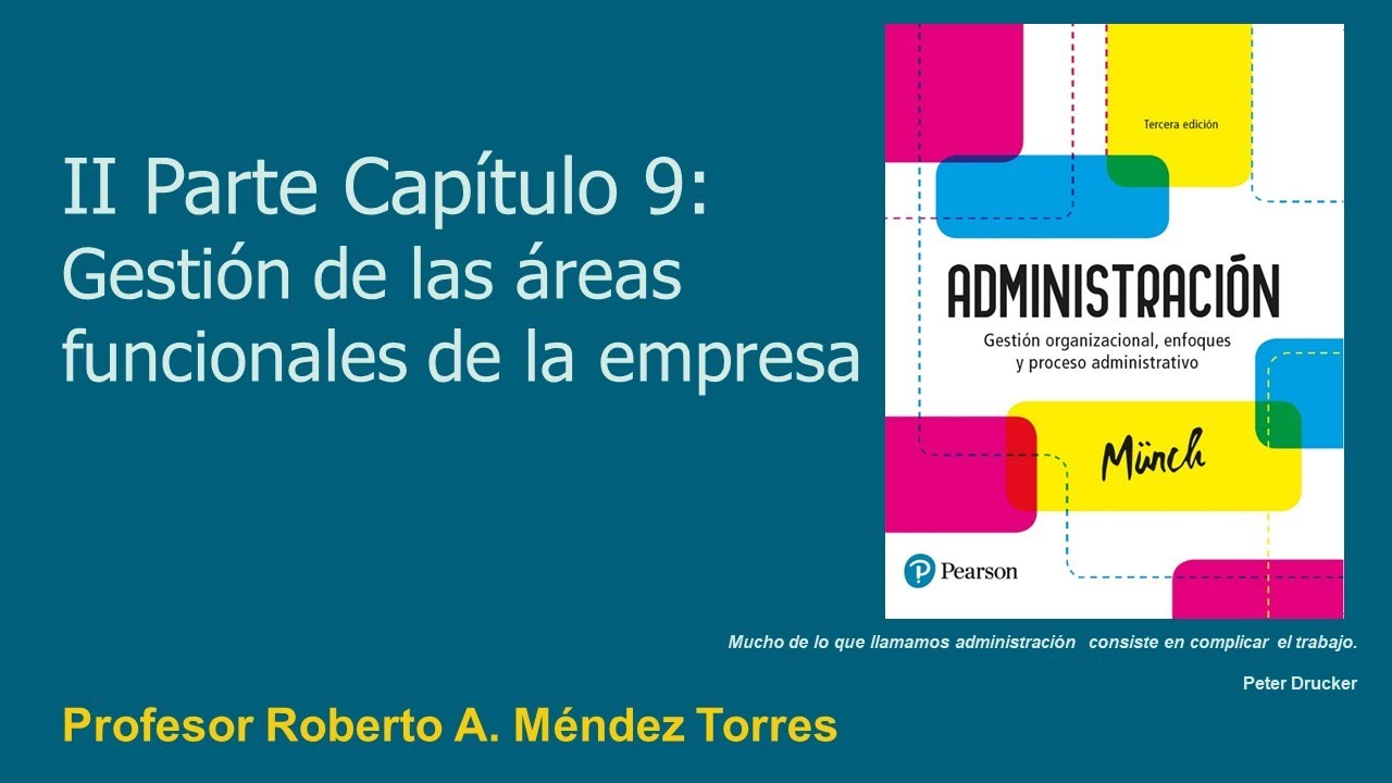 Administración Münch - II Parte Capítulo 9 Gestión de las áreas