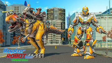 Raptor Robot Transform Game: Robot Wars