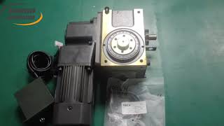 Cam indexing Table Model: 60DF-20270-2R-S3VW-1 with 120W Motor,220V,50hz,1350rpm, ratio 1:45
